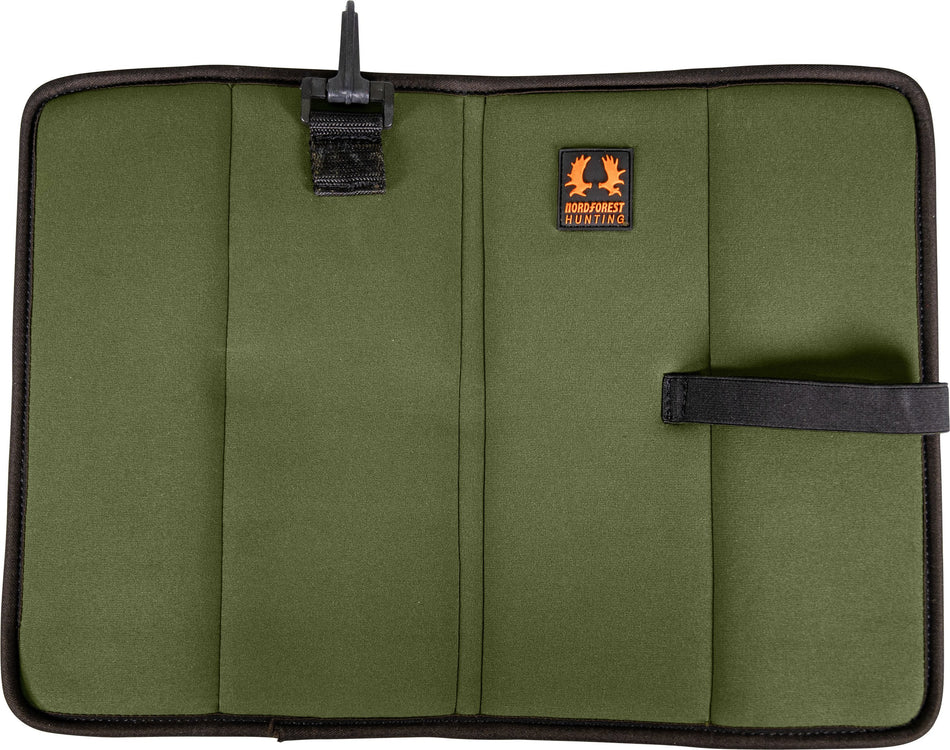 Nordforest Hunting Sitzkissen Neopren-Polarfleece mit Kunststoffkarabiner