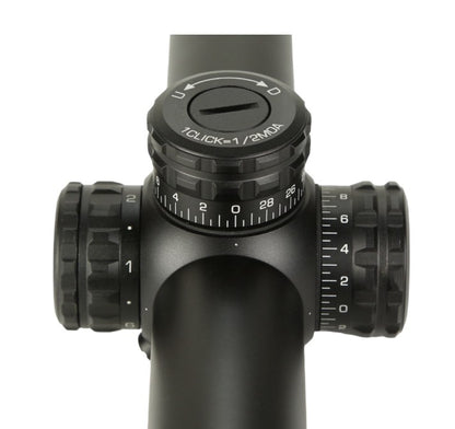 KECK 1-6x24 Drückjagd Zielfernrohr mit Leuchtpunkt | ED Glas
