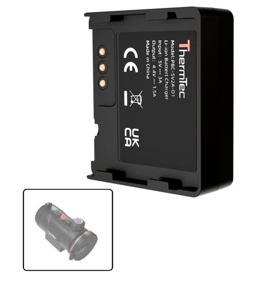 Doppeltes Ladegerät für die Lithium Ionen-Akkupacks vom ThermTec Hunt Pro